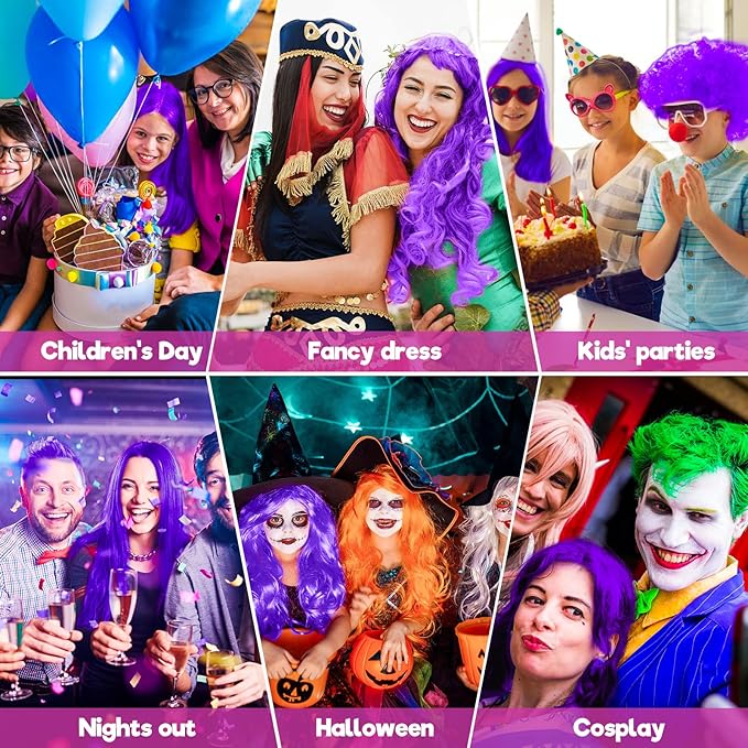 ONE-TIME USE Purple Hair Color