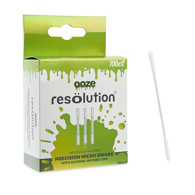 Ooze resolution alcohol cotton swabs