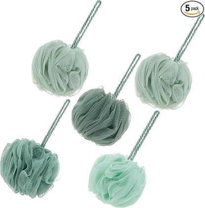 5 piece exfoliating loofah set