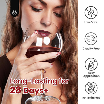 Beetles Red Cat Eye Gel Liner Nail Polish Glitter Gel Nail Art polish French Tip Swirl Nails Art Paint Soak Off UV Lamp Built Thin Nails Brush in Bottle Manicure Gifts for Women