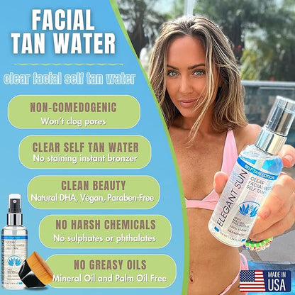 Face Tanner Spray & Kabuki