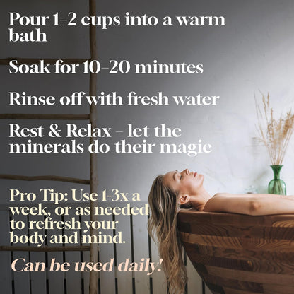 Dead Sea Warehouse – Amazing Minerals Dead Sea Bath Salts – 2 LBS – Highest Mineral Content – Natural Muscle Tension Relief