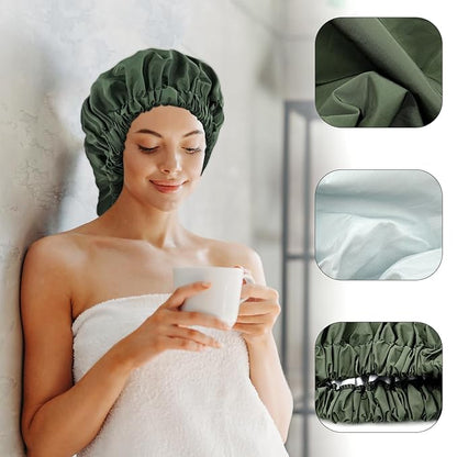 Reusable shower cap for women,