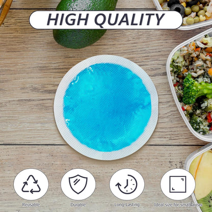 Hot & Cold Gel Packs for Pain Relief 8PCS Reusable Blue Cold Pack Ice Packs with Cloth Backing for Swelling, Bruises, Injuries, Surgery, Toothache (8 Pack)