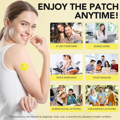 Dopamine Patches Extra Strength, Mood Support Body Care Patch, Dopamine Supplements for Men and Women, Plant-Based Formula, Daily Wellness 30 PCS