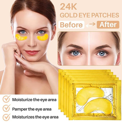Gold under eye patches -