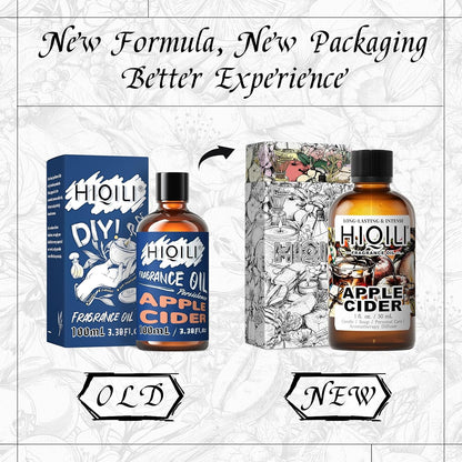 HIQILI Apple Cider Fragrance Oil - Making DIY Candle & Soap, Luxury Wine Scented, for Home & Office Essential Oil Diffuser Use - 1 Fl Oz