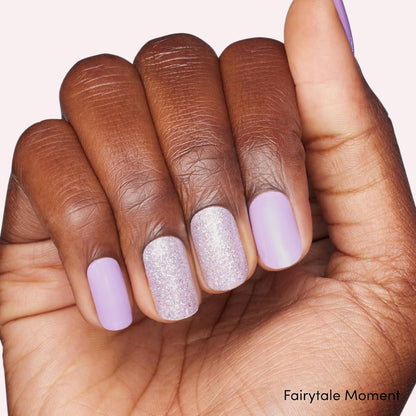 Dashing Diva Gloss Nail Strips Bundle - The Pastel Collection- Fairytale Moment & Down Down Daisy - UV Free, Chip Resistant, Long Lasting Gel Stickers - Contains 2 Sets