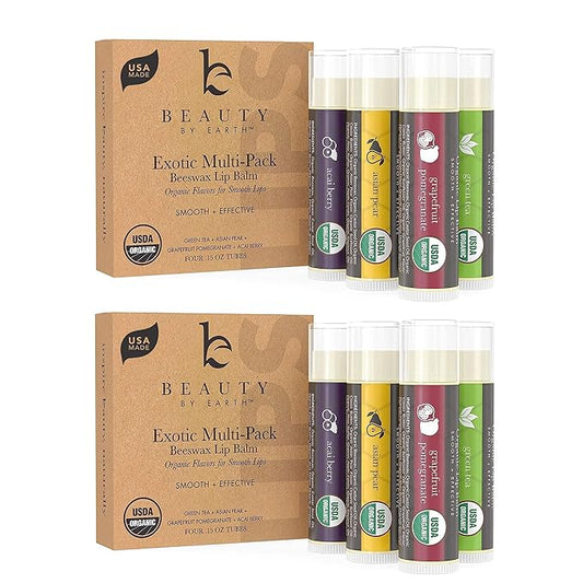 Organic lip balm pack -