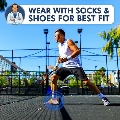 Dr. Frederick's Original Gel Heel Guards - 4 ct - Soft Heel Protectors for Plantar Fasciitis, Spur Pain & Gout - Comfortable Inserts for Shoes