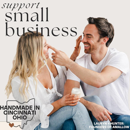 Amallow - Natural Deodorant – Aluminum Salt-Free, Tallow-Based, Baking Soda-Free, with Magnesium & Zinc – Long-Lasting Odor Protection – Handcrafted in the USA – 2.6 oz (Orange Creamsicle)