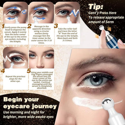 Caffeine eye cream and 24k