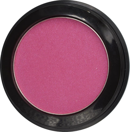 Raspberry Sorbet Fuchsia Pink Red Shimmering Opaque Pressed Powder Single Vegan Eyeshadow; Talc, Paraben & Cruelty Free