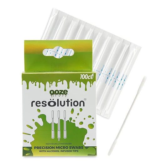 Ooze resolution alcohol cotton swabs