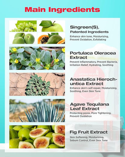 Exfoliating bubble body scrub wash