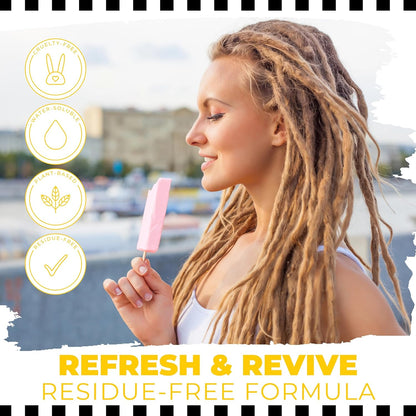 Dollylocks Refreshening Spray – Residue-Free Dreadlock & Loc Moisturizer Spray, Plant Based Deodorizer & Conditioner for Dreads, Vegan & pH-Balanced (Free Scent, 8oz)