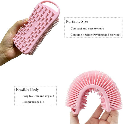 2 pc silicone exfoliating body
