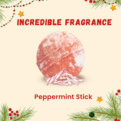 Christmas Bath Bomb for Kids with Surprise Bath Toys Inside (Gift Set) - Stocking Stuffers for Boys and Girls - Holiday Bubble Bath with Cheerful Scent, USA Made by Two Sisters