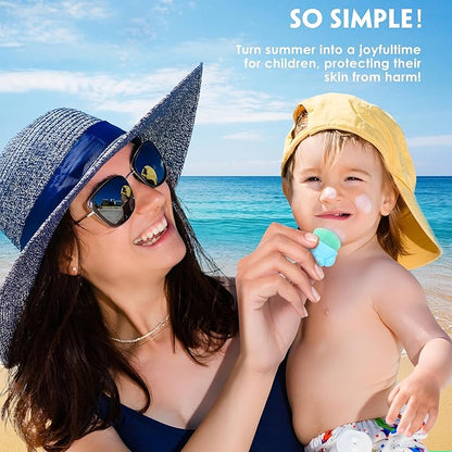 Azazccm Sunscreen Applicator for Kids, 2 (Light