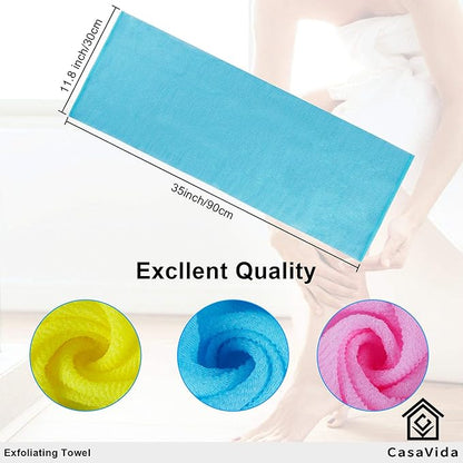 Casavida exfoliating washcloth back scrubber