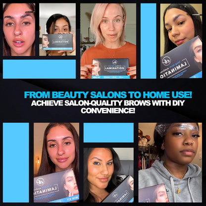 Brow Lamination Kit | At Home DIY Eyebrow Lamination Kit For Instant Brow Lift | Professional Eye Brows Supplies for Fuller Eyebrows | Easy to Use | For Home and Professional Care