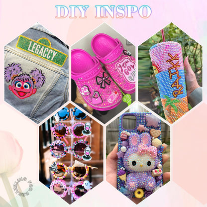 12600Pcs Resin Jelly Rhinestones with Tweezers for Crafting, Multi Colors 4mm Non Hotfix Flatback Gems, Bedazzling Crystal for DIY Crafts Clothing Tumblers Mugs Shoes Decor Nail Art