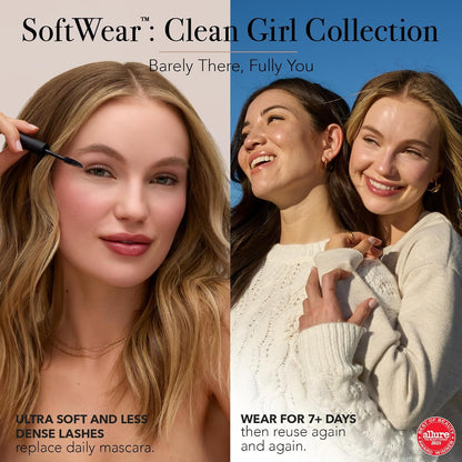 Pro Lash SoftWear Clean Girl Mini Lash Clusters Kit - Natural-Looking, Lightweight Lashes - 7-Day Cluster Eyelash Extensions - Waterproof Lashes Clusters - Single Set - Cat Eye No. 39