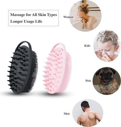 2 pc silicone exfoliating body