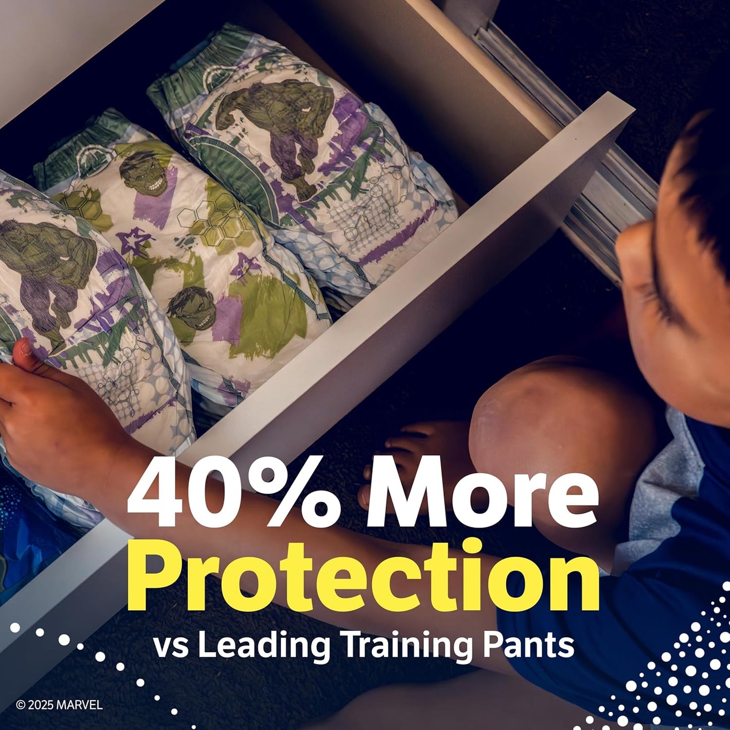 Goodnites Girls' Nighttime Bedwetting Underwear, Size Extra Small (28-43 lbs), 44 Ct (2 Packs of 22), Packaging May Vary