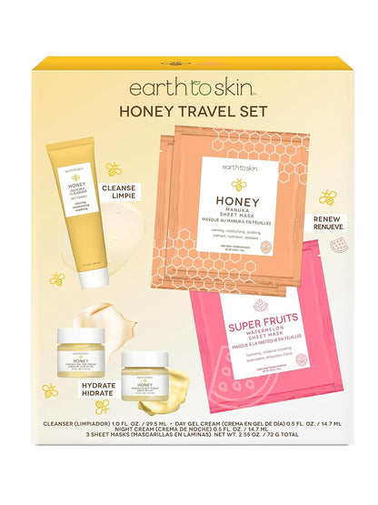 Earth To Skin Honey Travel Set
