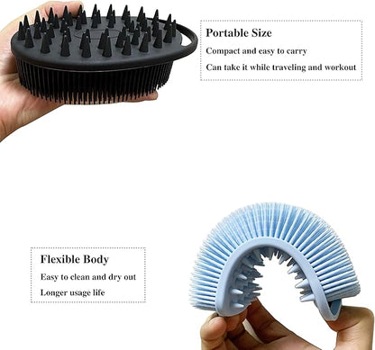 2 pc silicone exfoliating body