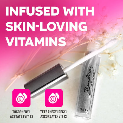 Clear Lip Gloss for Women – Non-Sticky, Vitamin Infused & Tocopherol – Long Lasting, High Shine, Clean Formula –Clear Lipgloss, 1 Pack