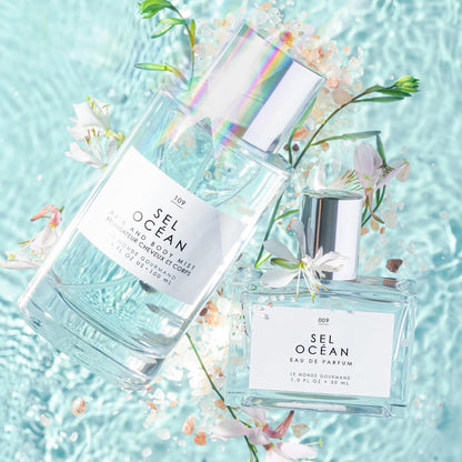 Le Monde Gourmand Sel Océan Hair & Body Perfume Mist - 3.4oz (100ml) - Honeysuckle, Muguet and Pink Sea Salt Fragrance Notes