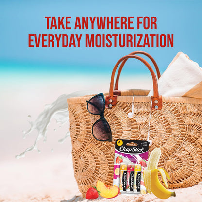 ChapStick Bulk Lip Balm, Fruit & Cream Collection, 3-Packs (12 Sets/36 Tubes) – Sweet & Delicious Lip Care, Birthday Gifts, Party Favors, Stocking Stuffers, 0.15 Oz Ea