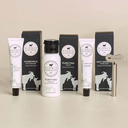 Dionis Goat Milk Skincare Core Collection Starter Set - Cruelty Free, Paraben Free, For All Skin Types