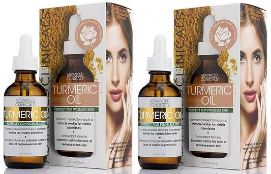Advanced clinicals turmeric oil facial