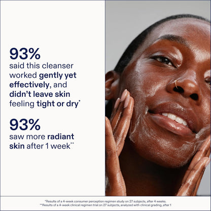 Skinfix Foaming Oil Cleanser - 6 oz - Rich Gel-to-Foam Face Cleanser to Hydrate & Soothe Dry, Sensitive Skin - Fragrance Free, Vegan, Cruelty Free