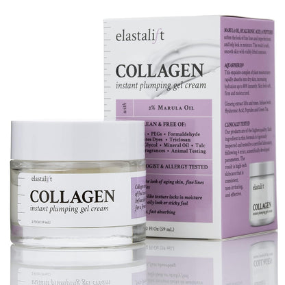Elastalift Collagen Cream Anti Aging Plumping Lotion For Face | Concentrated Facial Collagen Lotion Skin Care Moisturizer Gel Helps Firm + Smooth Wrinkles & Fine Lines, Collagen Face Cream, 2 Fl Oz
