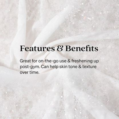 Face & Body Salicylic Acid Cleansing Wipes, John Legend Skincare, Oil & Fragrance-Free, No-Rinse, Suitable for Blemish-Prone Skin, 2-Pack (48 wipes)