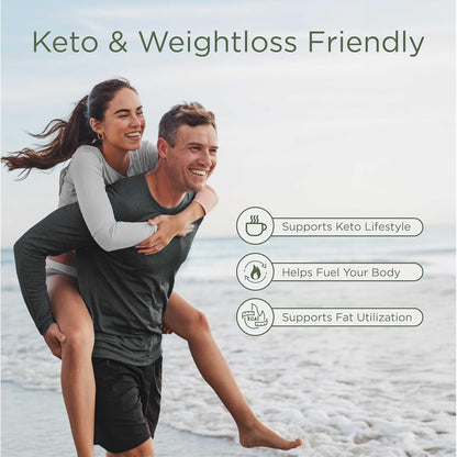 Keppi MCT Oil - From 100% Coconuts - Flavorless C8 and C10, Non-GMO, Certified Gluten-Free, Palm Oil Free, Vegan, Kosher, Halal, 32 oz Coconut Oil