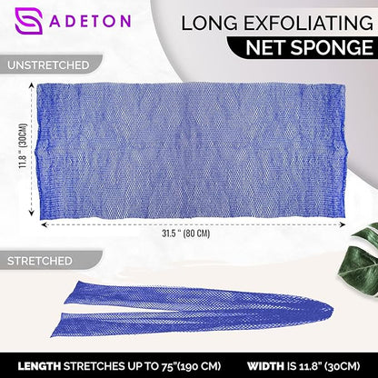 Adeton african exfoliating net sponges,