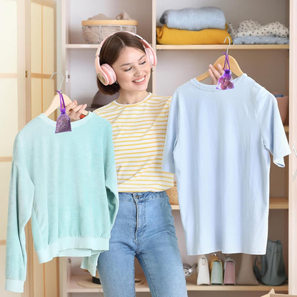 Pack of 36 Lavender Cedar Sachets Bag - 24 Lavender, 12 Cedar for Closet, Drawer, Dresser, Wardrobe and More, LV-D-LC-2