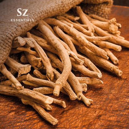 Ashwagandha Essential Oil, 100% Pure and Natural - Undiluted, Steam Distilled from Withania Somnifera - Woody & Earthy Scent with Nutty Overtones - Therapeutic Grade & Vegan - 0.17oz