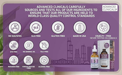 Advanced clinicals 6x concentrate peptides