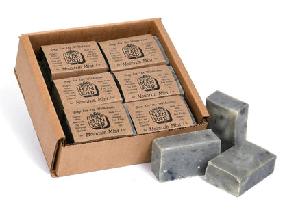 SimpleMan Soap Bar (Mountain Mint) - Men’s soap with Organic & Fair Trade Essential Oils - All Natural, Handmade Man Bath Soap Bars-Pack of 12-2.5 Ounce bars(30 Ounces Total)