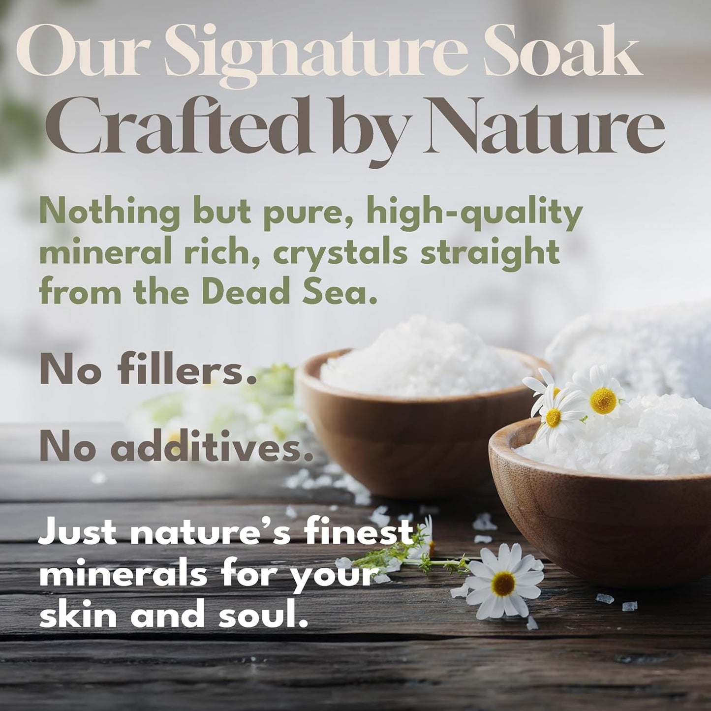 Dead Sea Warehouse-Amazing Minerals Dead Sea Bath Salts,100% Full Mineral Therapeutic Bath Salts, Detoxifying & Moisturizing, Exfoliating for Dry Skin, Unscented(5 lbs)