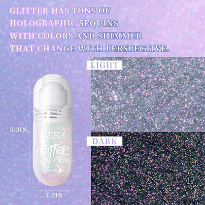 Dageda body glitter gel, roll-on