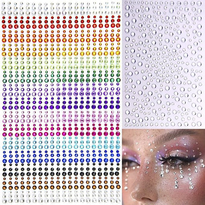 1250 pcs self adhesive rhinestones