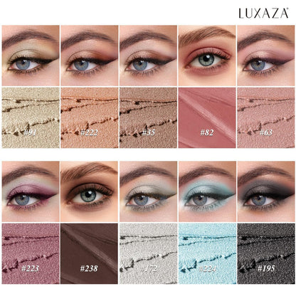 10PCS Neutral Eyeshadow Stick Makeup Set, Matte Cream Eye Shadow Eyeliner Brightener Pencil Crayon - J1 Mint Chocolate