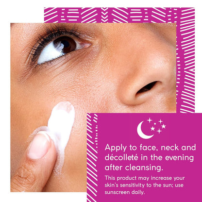 MyChelle Dermaceuticals Remarkable Retinal Night Cream Nutrient-Rich Moisturizer with Vitamin A Retinaldehyde for All Skin Types, Cruelty Free, Vegan, White, 1.2 Fl Oz